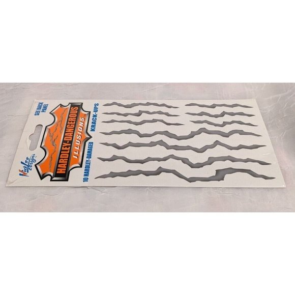 NWT Stickers Car Decals Krack Ups Scratches Hardly Dangerous Cracks  TY2K 2001 - Picture 6 of 10